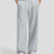 Men's light grey baggy sweatpants, front view. Wide leg sweatpants men, showing fit and drape.