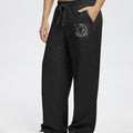 Unisex Baggy Sweatpants Sun Moon Print Couples Joggers