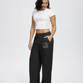 Unisex Baggy Sweatpants Sun Moon Print Couples Joggers