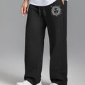 Unisex Baggy Sweatpants Sun Moon Print Couples Joggers