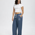 Unisex Baggy Sweatpants Sun Moon Print Couples Joggers