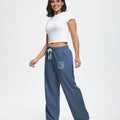 Unisex Baggy Sweatpants Sun Moon Print Couples Joggers
