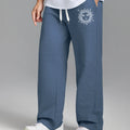 Unisex Baggy Sweatpants Sun Moon Print Couples Joggers