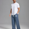 Unisex Baggy Sweatpants Sun Moon Print Couples Joggers