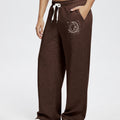 Unisex Baggy Sweatpants Sun Moon Print Couples Joggers