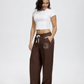 Unisex Baggy Sweatpants Sun Moon Print Couples Joggers