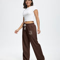 Unisex Baggy Sweatpants Sun Moon Print Couples Joggers