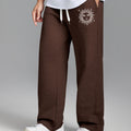 Unisex Baggy Sweatpants Sun Moon Print Couples Joggers