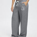 Unisex Baggy Sweatpants Sun Moon Print Couples Joggers