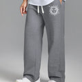 Unisex Baggy Sweatpants Sun Moon Print Couples Joggers