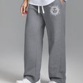 Unisex Baggy Sweatpants Sun Moon Print Couples Joggers
