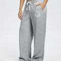 Unisex Baggy Sweatpants Sun Moon Print Couples Joggers