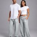 Unisex Baggy Sweatpants Sun Moon Print Couples Joggers