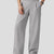 Mens Wide Leg Linen Pants – Classic Button & Inner Drawstring