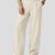 Mens Wide Leg Linen Pants – Classic Button & Inner Drawstring