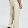 Mens Wide Leg Linen Pants – Extended Tab & Inner Drawstring