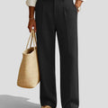 Mens Wide Leg Linen Pants – Extended Tab & Inner Drawstring