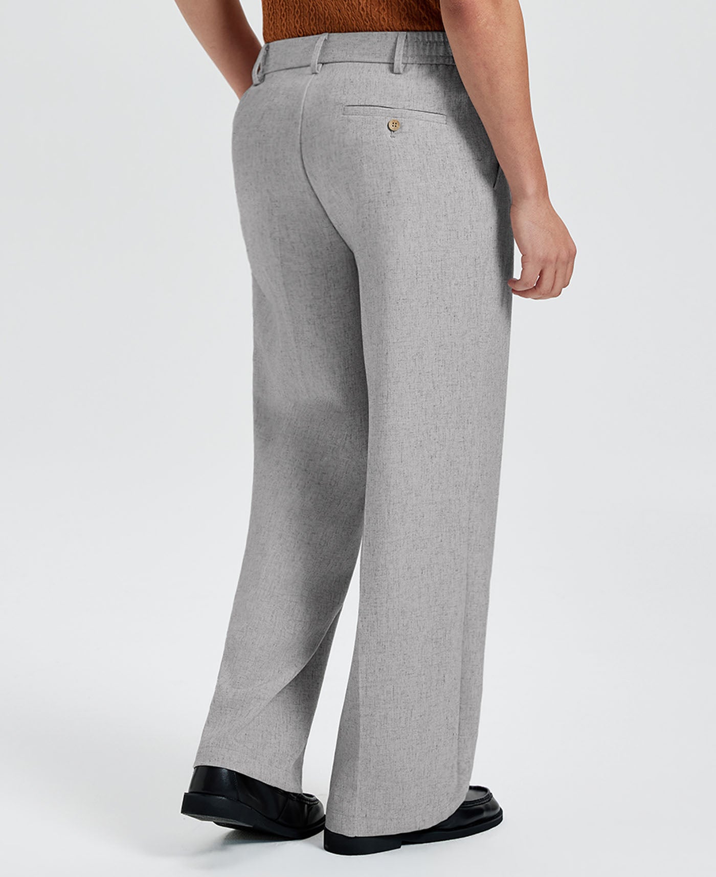 Mens Wide Leg Linen Pants – Extended Tab & Inner Drawstring
