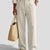 Mens Wide Leg Linen Pants – Extended Tab & Inner Drawstring