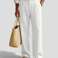 Mens Wide Leg Linen Pants – Extended Tab & Inner Drawstring