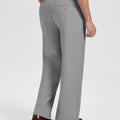 Mens Wide Leg Linen Pants – Square Waistband & Inner Drawstring