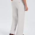 Mens Wide Leg Linen Pants – Square Waistband & Inner Drawstring