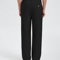Mens Wide Leg Linen Pants – Sword-shaped Tab & Inner Drawstring
