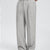 Mens Wide Leg Linen Pants – Sword-shaped Tab & Inner Drawstring