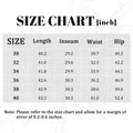 Mens Wide Leg Linen Pants – Sword-shaped Tab & Inner Drawstring
