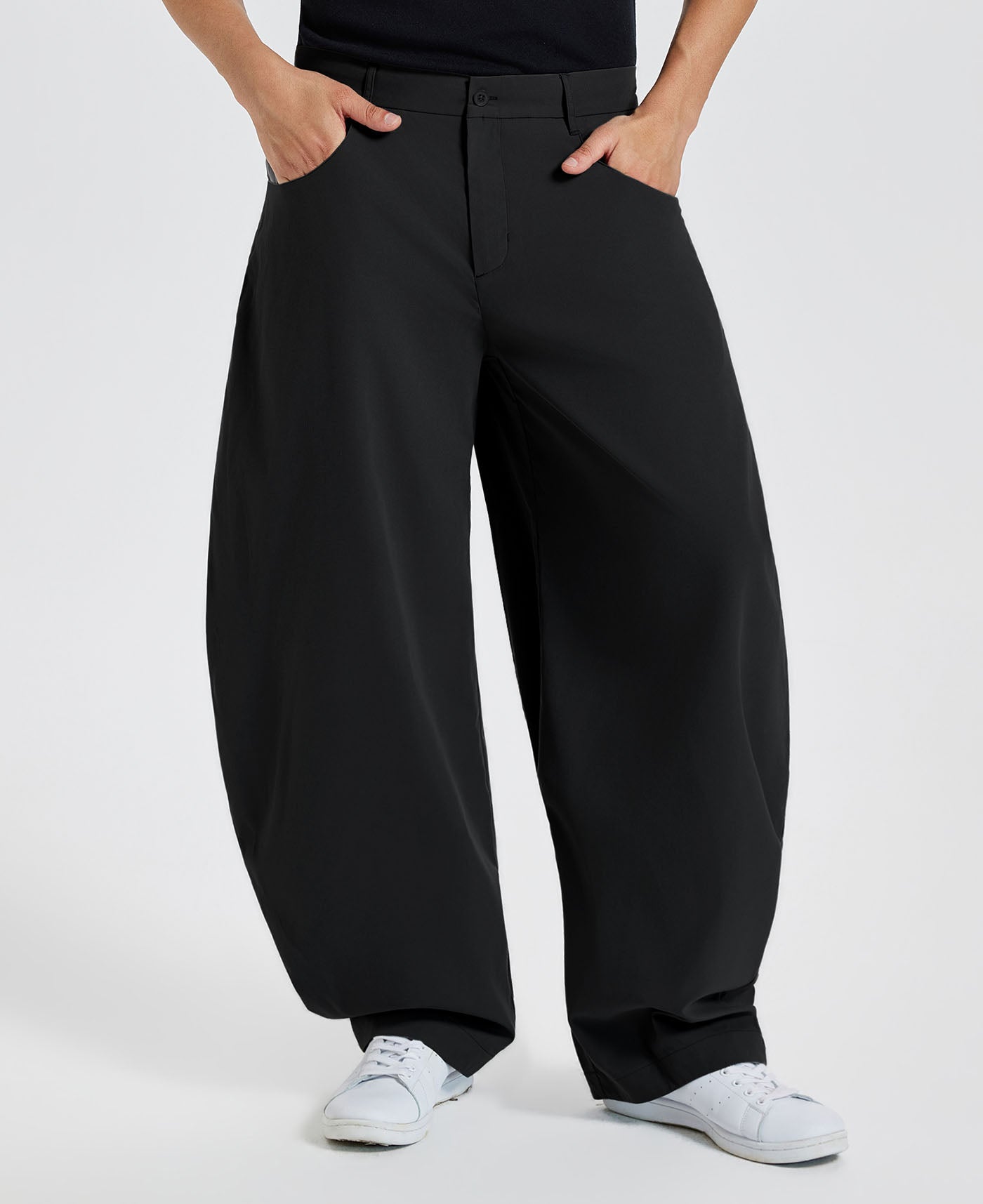 Mens Baggy Barrel Pants — Oversized & Drawstring