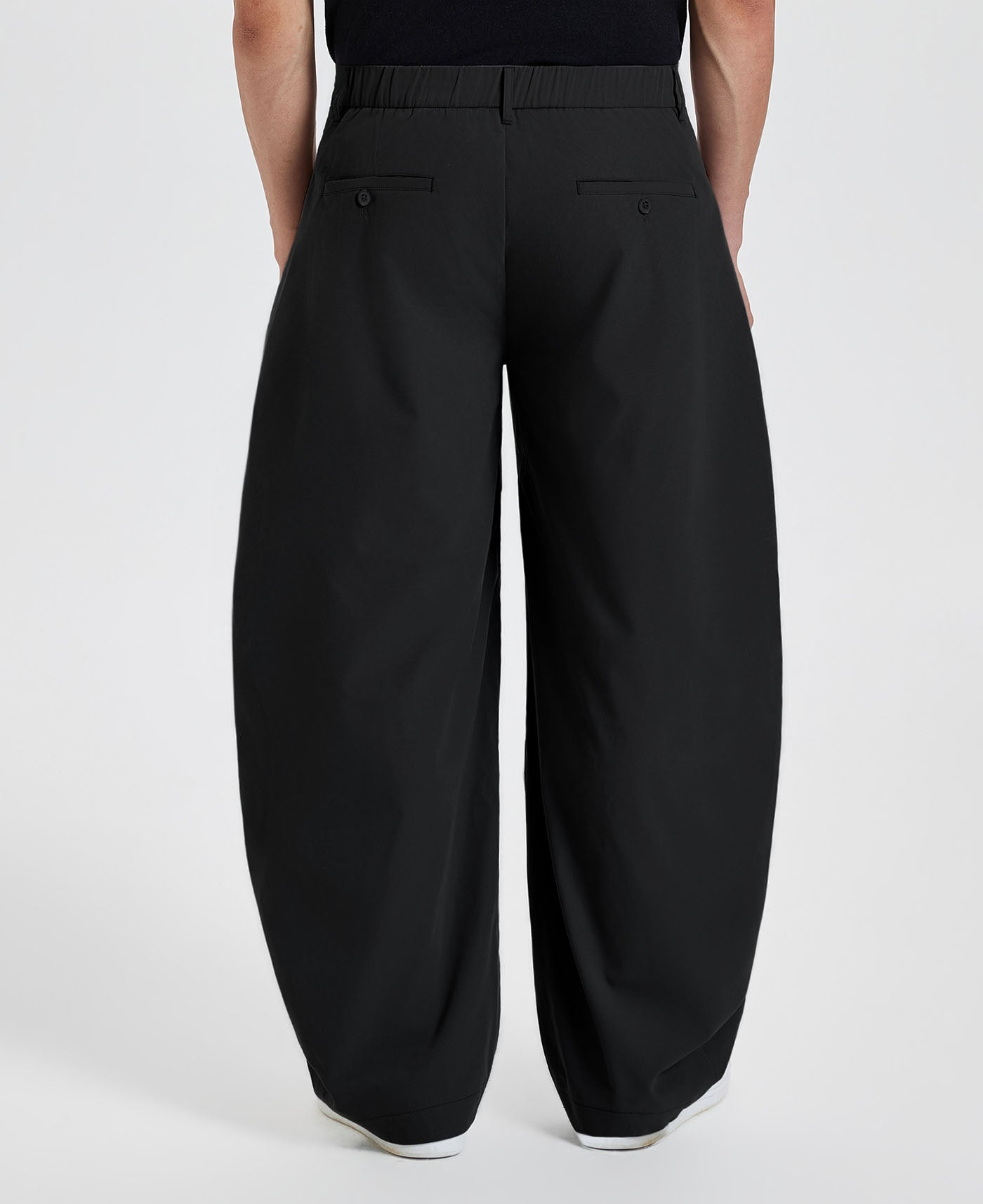Mens Baggy Barrel Pants — Oversized & Drawstring