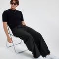 Mens Baggy Barrel Pants — Oversized & Drawstring