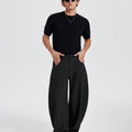Mens Baggy Barrel Pants — Oversized & Drawstring
