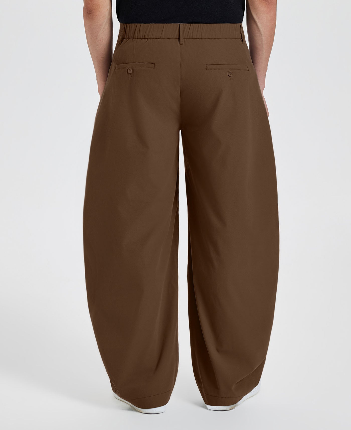 Mens Baggy Barrel Pants — Oversized & Drawstring