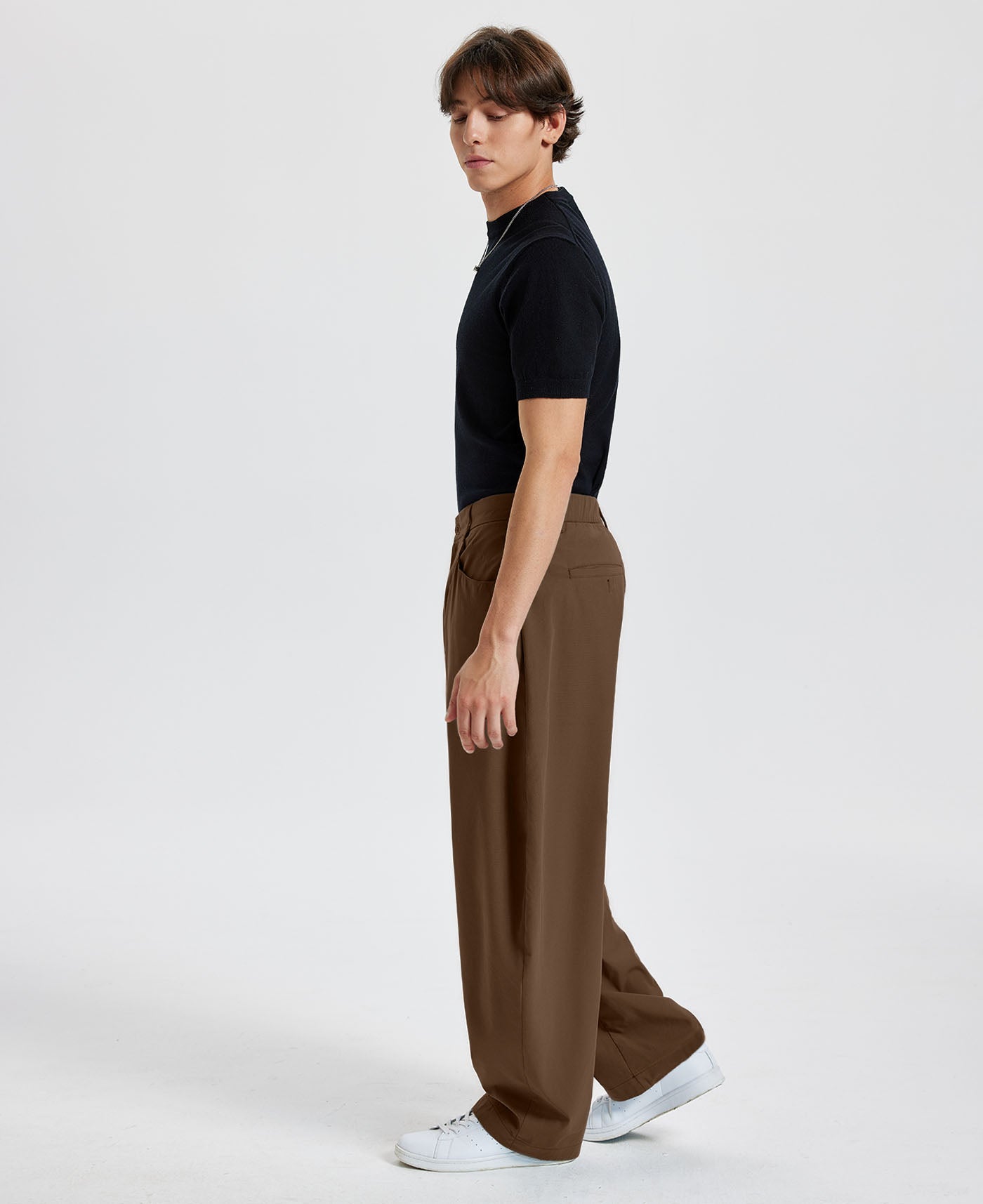 Mens Baggy Barrel Pants — Oversized & Drawstring