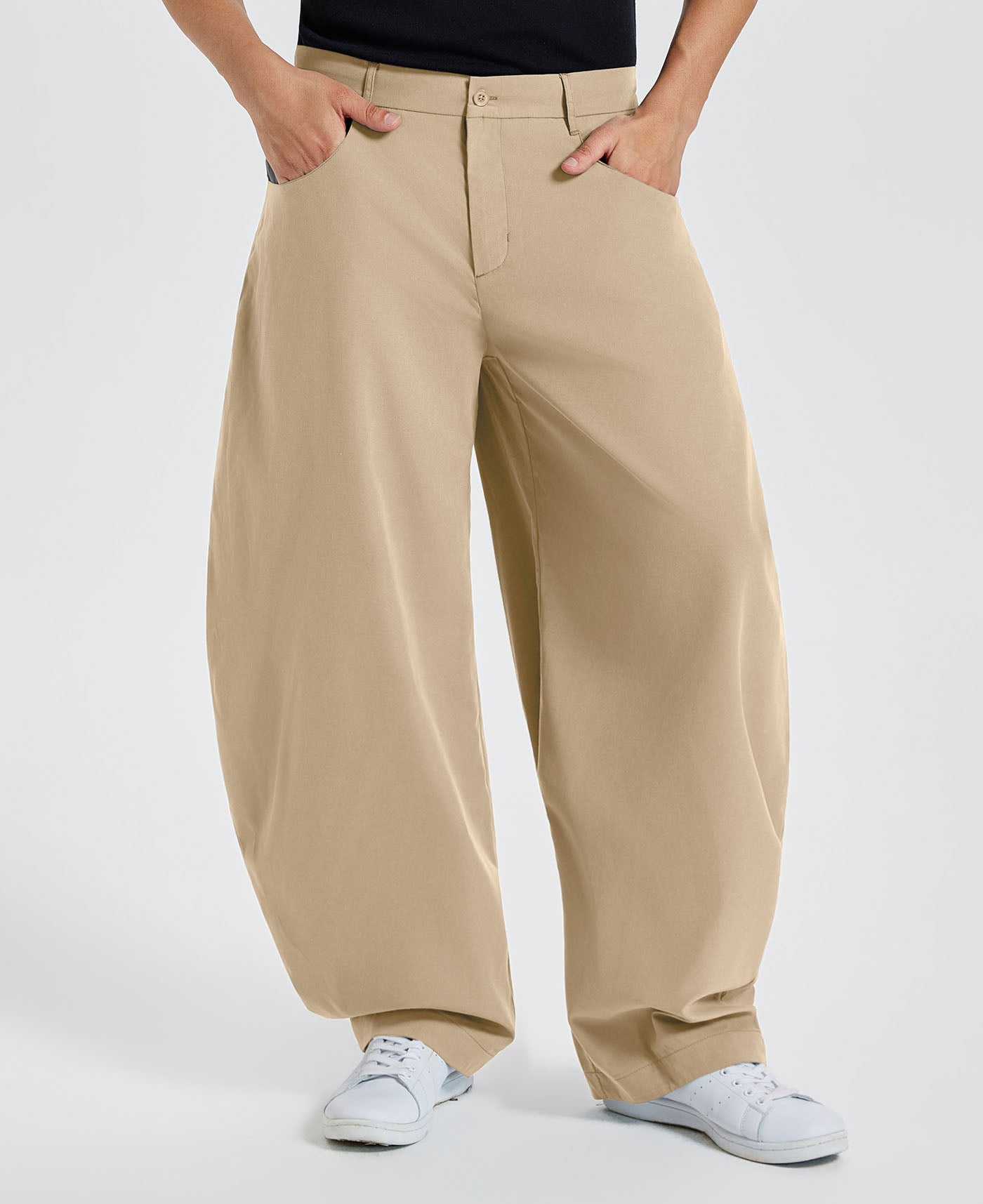 Mens Baggy Barrel Pants — Oversized & Drawstring