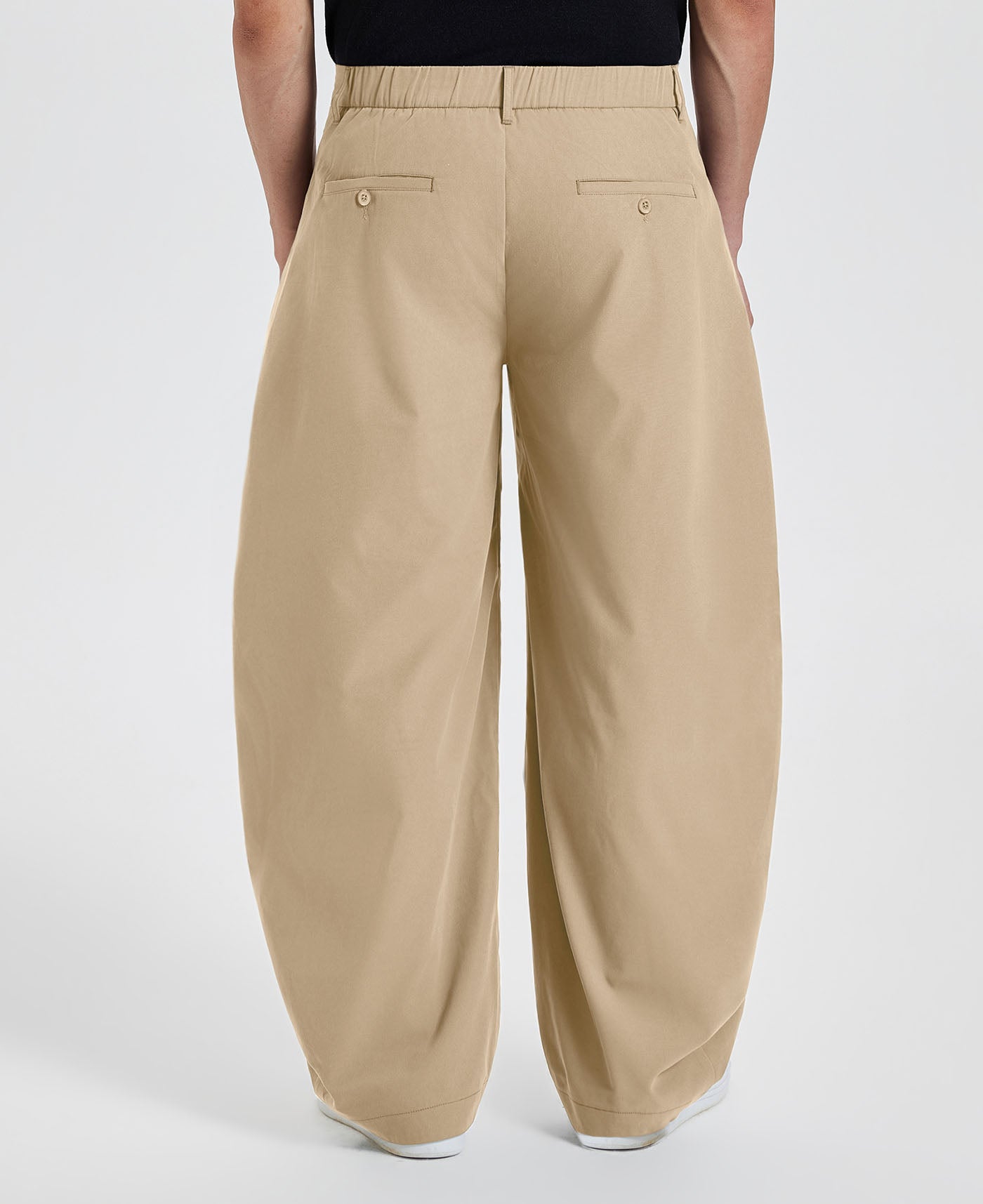 Mens Baggy Barrel Pants — Oversized & Drawstring