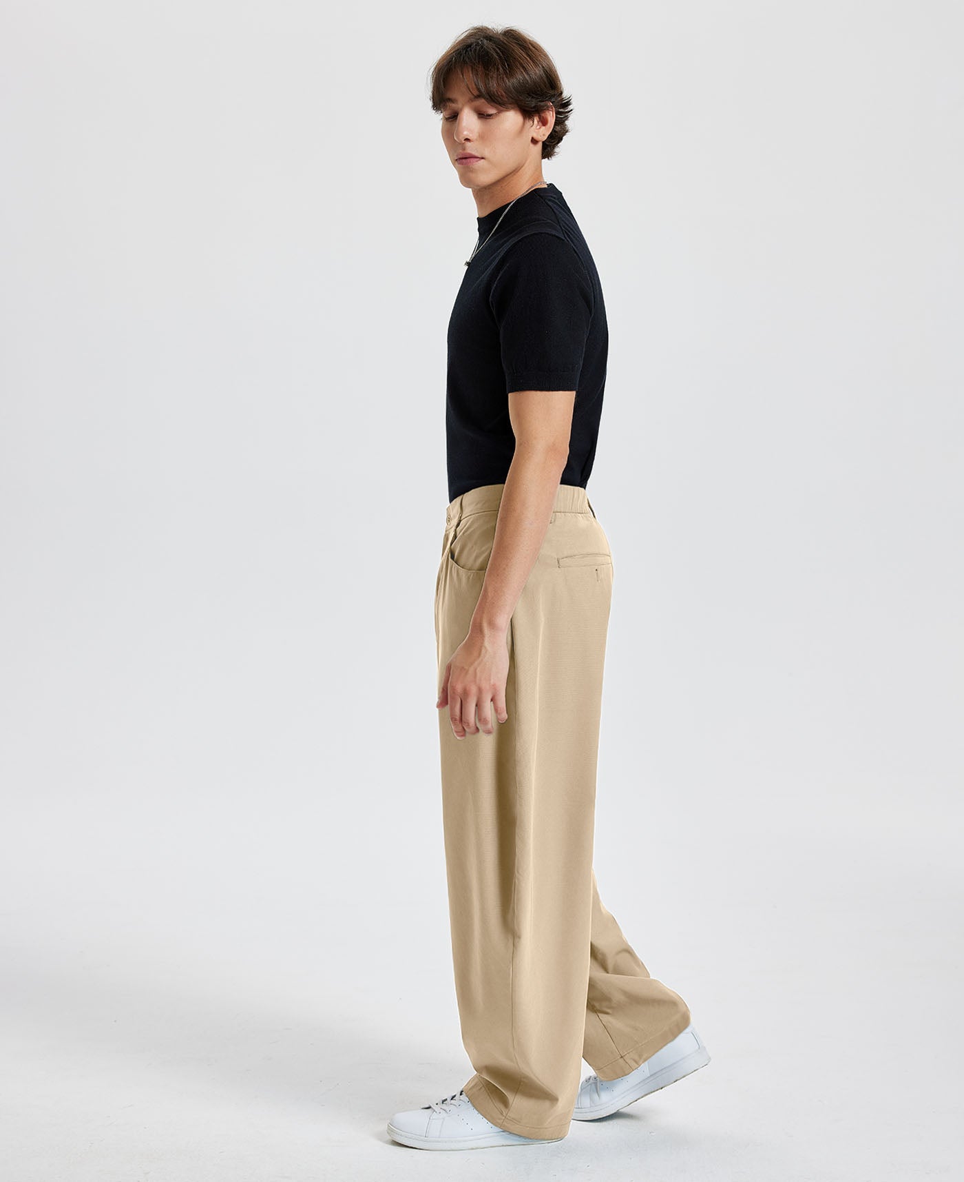 Mens Baggy Barrel Pants — Oversized & Drawstring