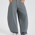 Mens Baggy Barrel Pants — Oversized & Drawstring