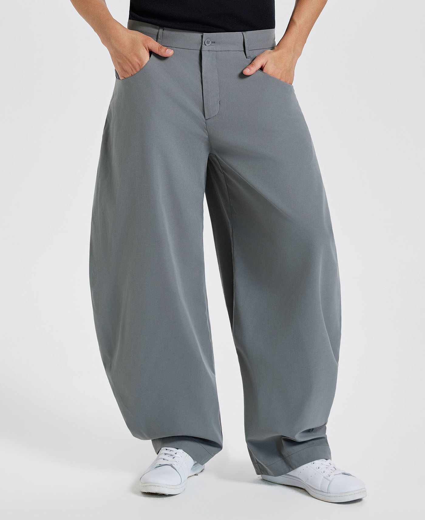 Mens Baggy Barrel Pants — Oversized & Drawstring