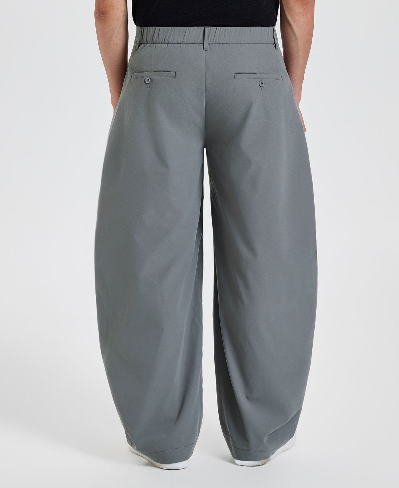 Mens Baggy Barrel Pants — Oversized & Drawstring