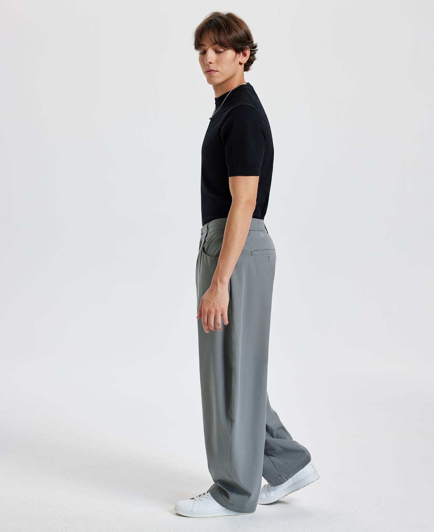 Mens Baggy Barrel Pants — Oversized & Drawstring