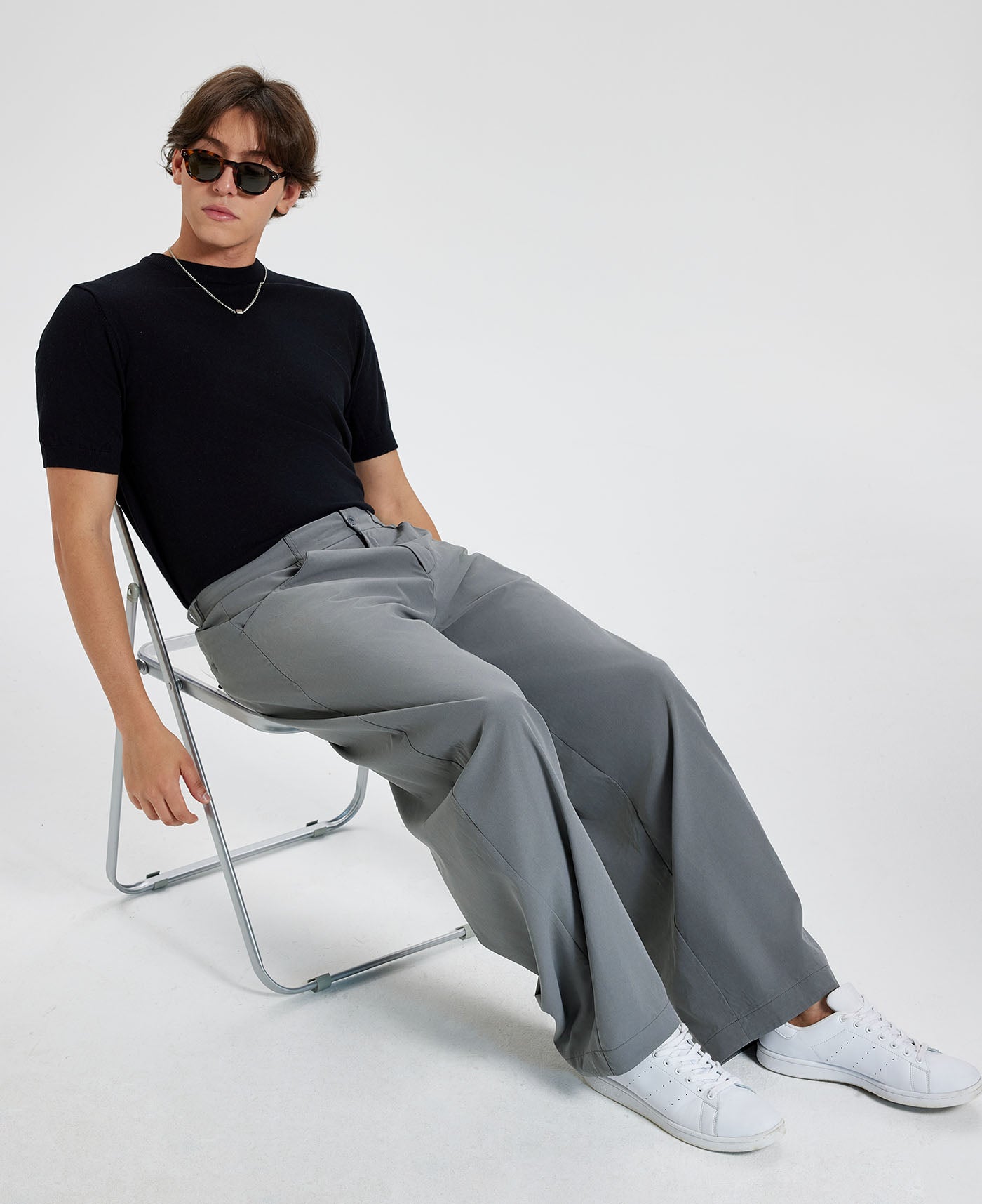 Mens Baggy Barrel Pants — Oversized & Drawstring