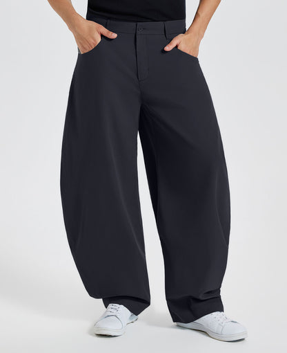 Mens Baggy Barrel Pants — Oversized & Drawstring