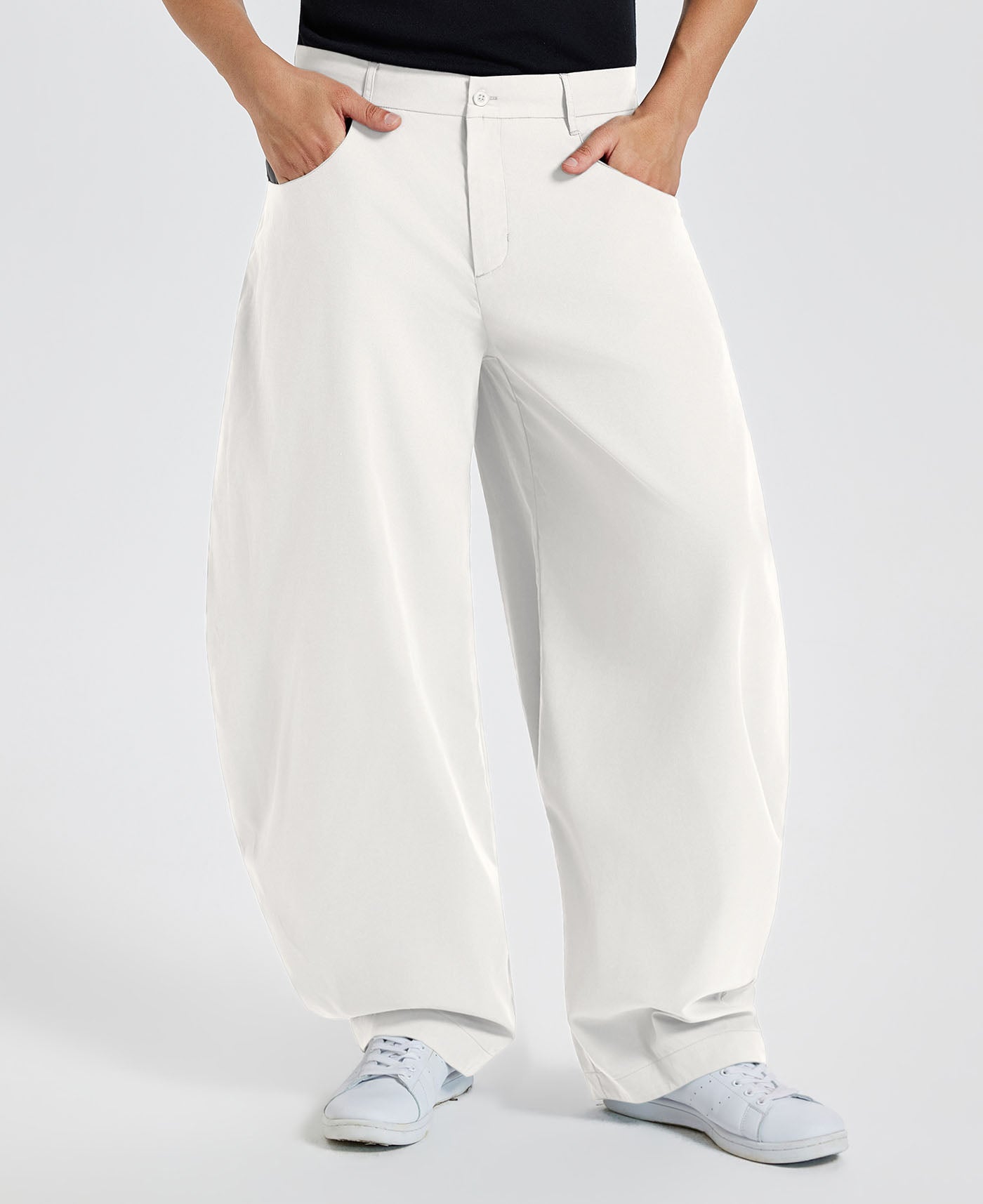 Mens Baggy Barrel Pants — Oversized & Drawstring