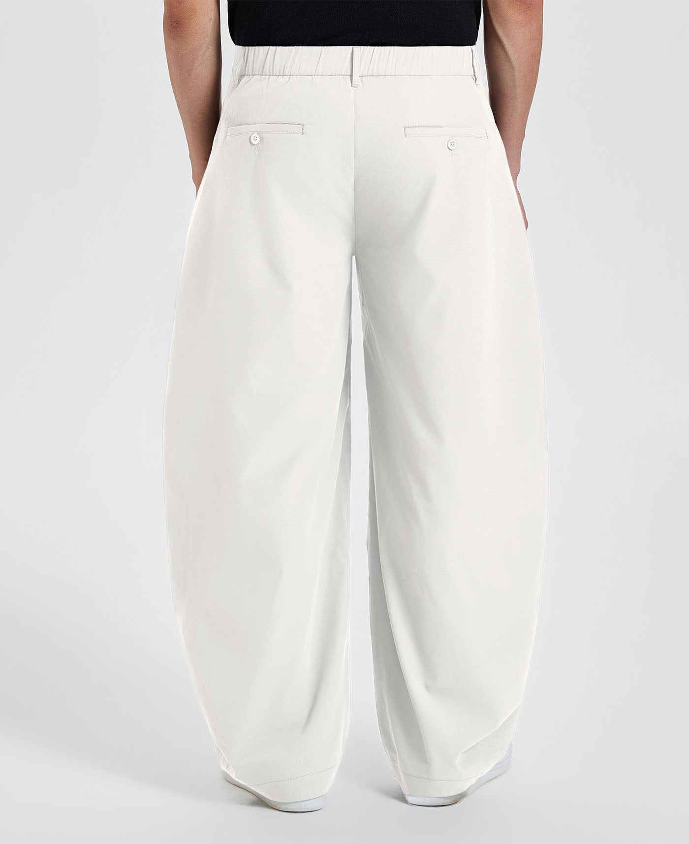 Mens Baggy Barrel Pants — Oversized & Drawstring