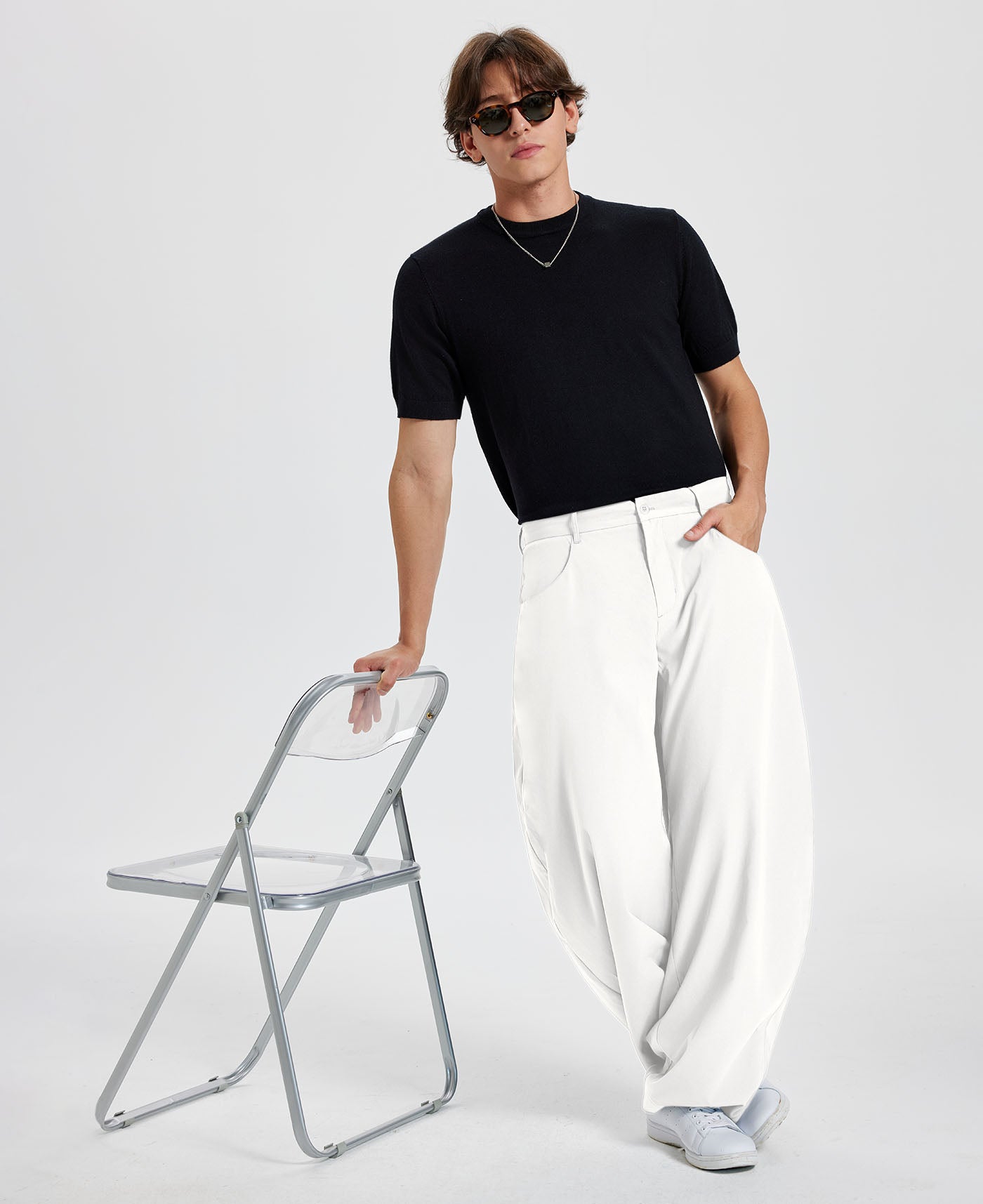 Mens Baggy Barrel Pants — Oversized & Drawstring