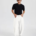 Mens Baggy Barrel Pants — Oversized & Drawstring