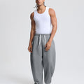 Mens Baggy Barrel Sweatpants — Wide Leg & Drawstring