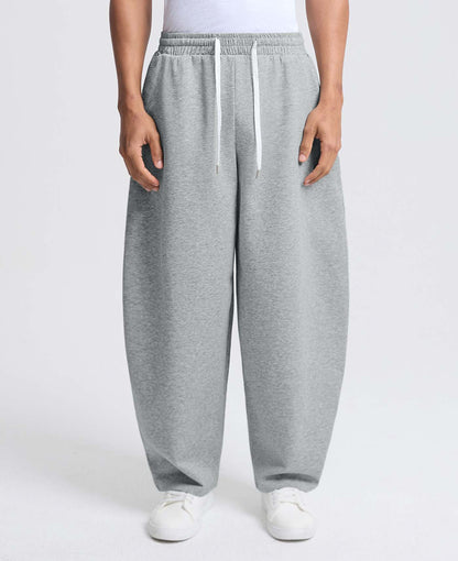 Mens Baggy Barrel Sweatpants — Wide Leg & Drawstring